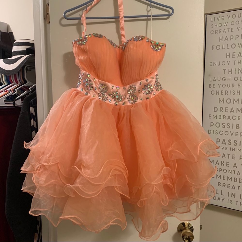 Orange Homecoming Dress